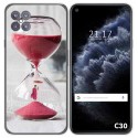 Funda Gel Tpu para Cubot C30 diseño Reloj Dibujos