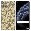 Funda Gel Tpu para Cubot C30 diseño Sand Camuflaje Dibujos