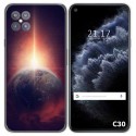 Funda Gel Tpu para Cubot C30 diseño Tierra Dibujos