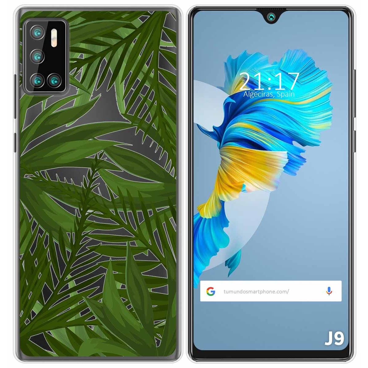 Funda Gel Transparente para Cubot J9 diseño Jungla Dibujos