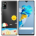 Funda Gel Transparente para Cubot J9 diseño Playa Dibujos