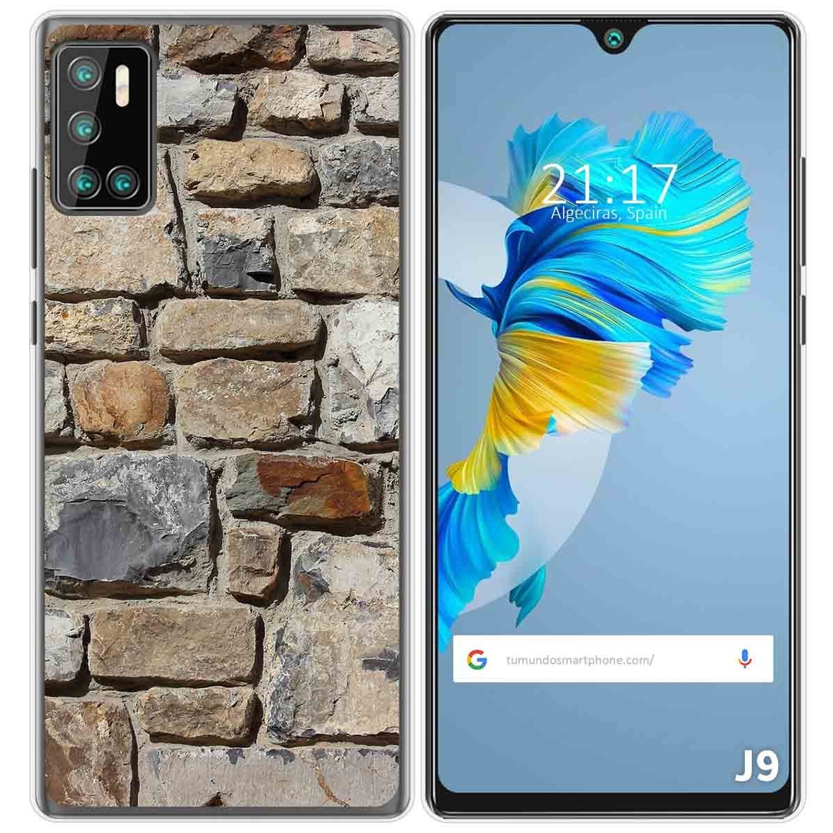 Funda Gel Tpu para Cubot J9 diseño Ladrillo 03 Dibujos