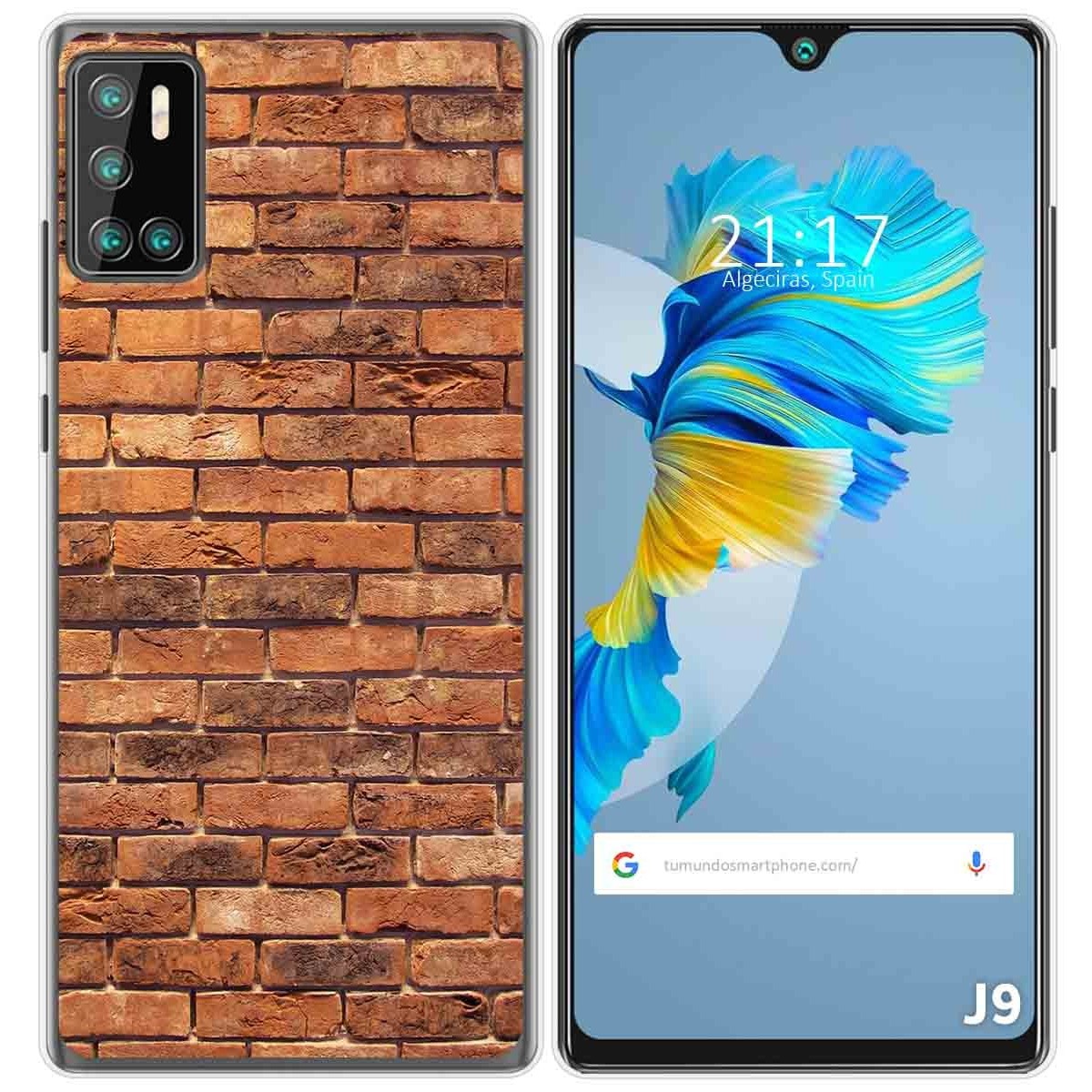 Funda Gel Tpu para Cubot J9 diseño Ladrillo 04 Dibujos