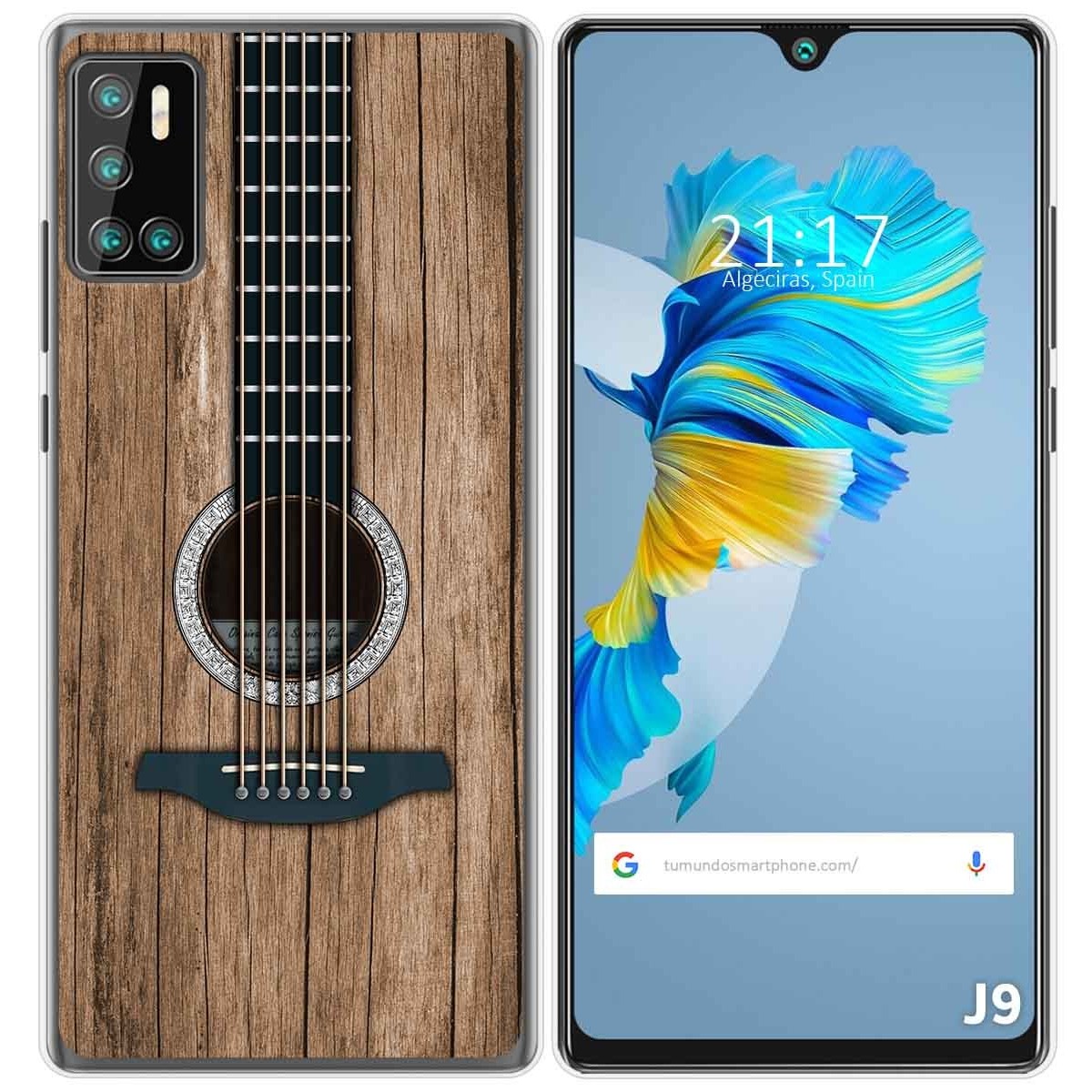 Funda Gel Tpu para Cubot J9 diseño Madera 11 Dibujos