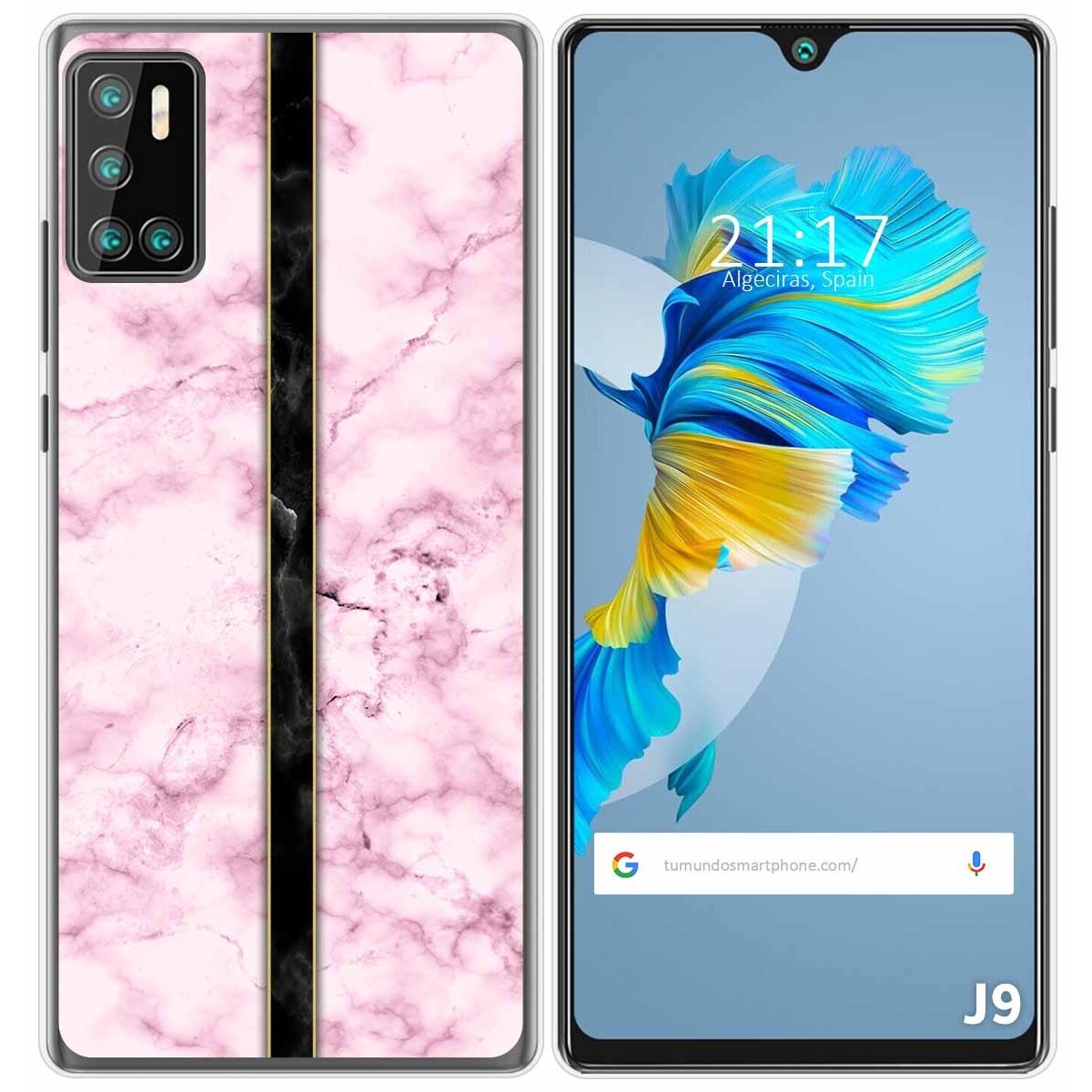 Funda Gel Tpu para Cubot J9 diseño Mármol 04 Dibujos