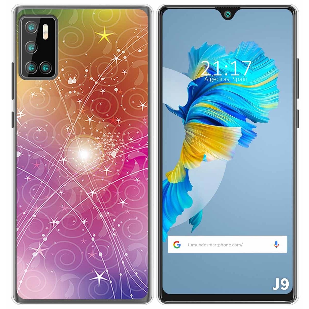 Funda Gel Tpu para Cubot J9 diseño Abstracto Dibujos