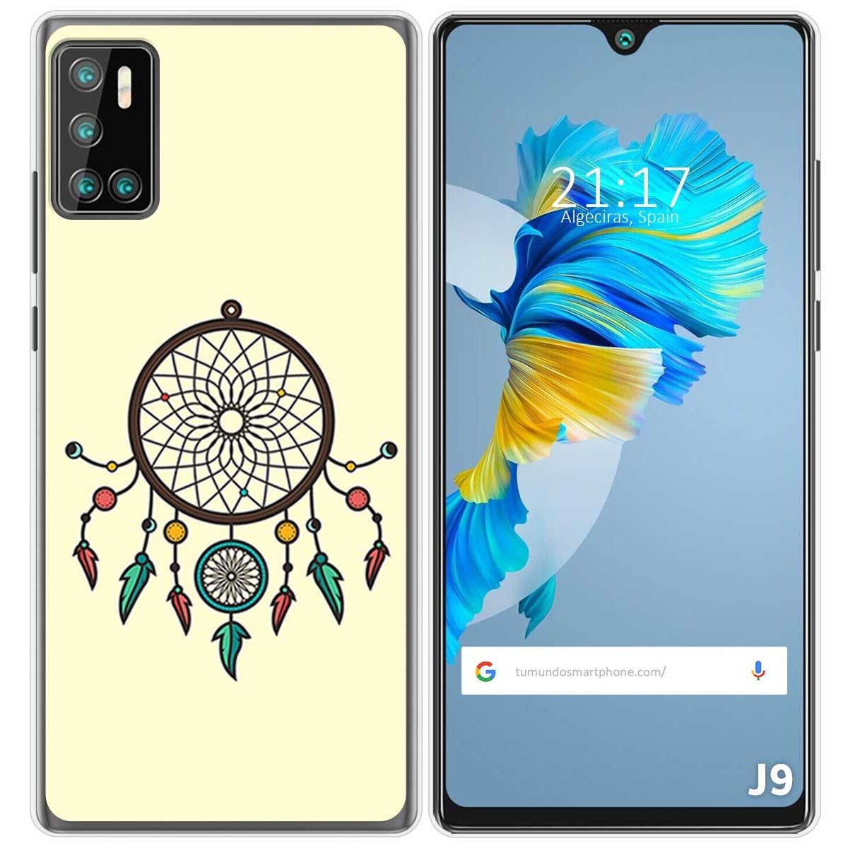Funda Gel Tpu para Cubot J9 diseño Atrapasueños Dibujos