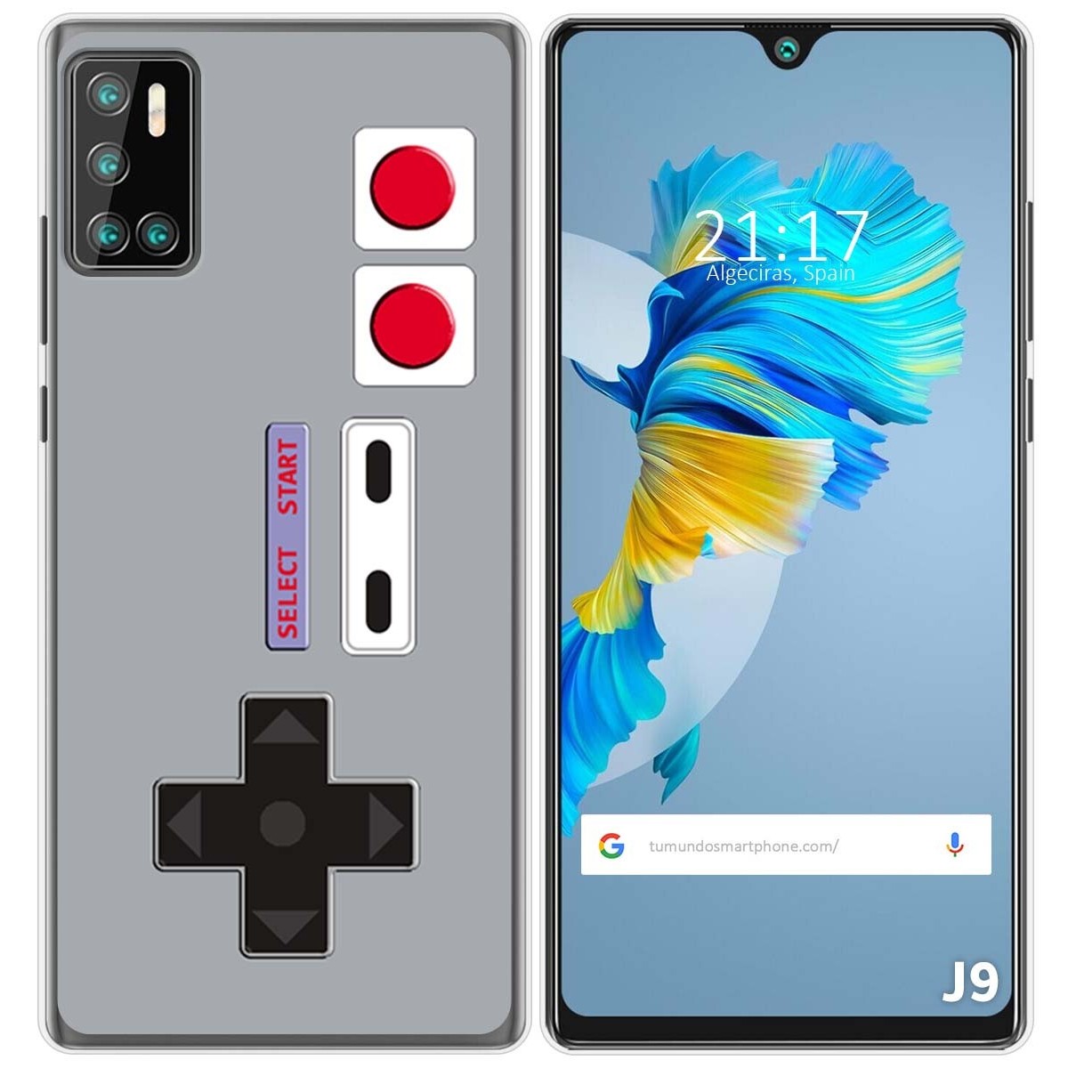 Funda Gel Tpu para Cubot J9 diseño Consola Dibujos