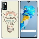 Funda Gel Tpu para Cubot J9 diseño Creativity Dibujos