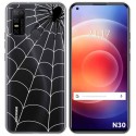 Funda Gel Transparente para Doogee N30 diseño Araña Dibujos