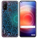 Funda Gel Transparente para Doogee N30 diseño Mandala Dibujos