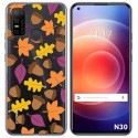 Funda Gel Transparente para Doogee N30 diseño Otoño Dibujos