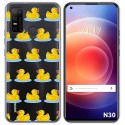 Funda Gel Transparente para Doogee N30 diseño Pato Dibujos