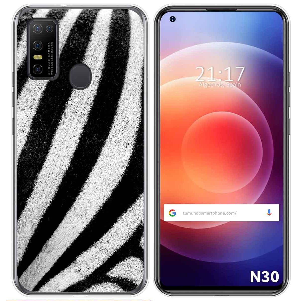 Funda Gel Tpu para Doogee N30 diseño Animal 02 Dibujos