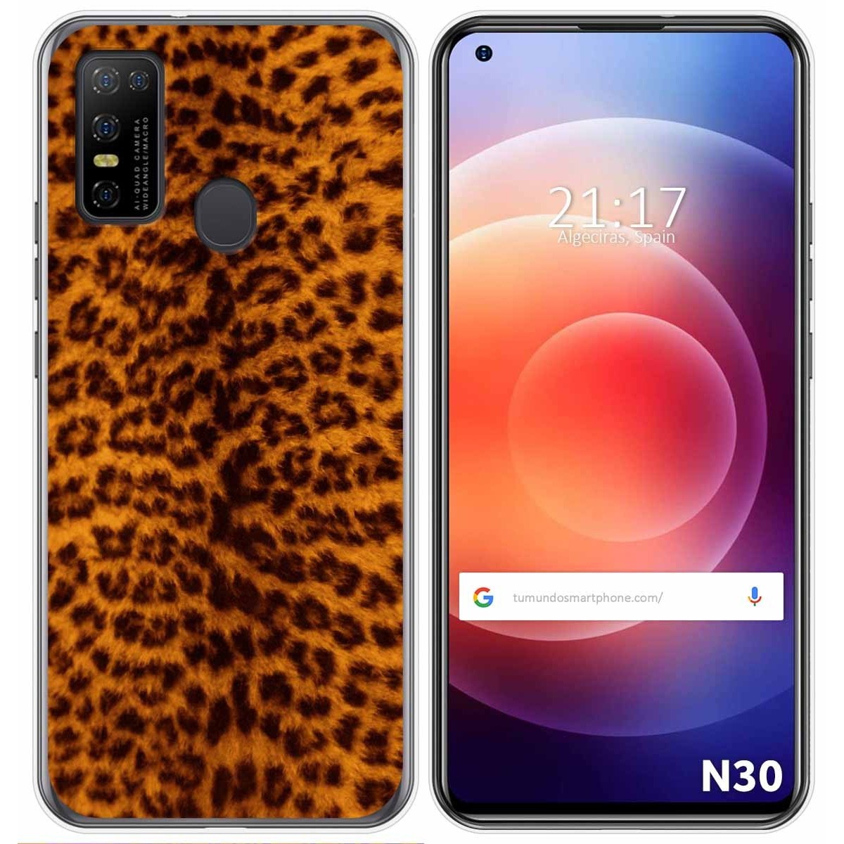 Funda Gel Tpu para Doogee N30 diseño Animal 03 Dibujos