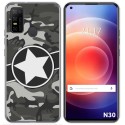 Funda Gel Tpu para Doogee N30 diseño Camuflaje 02 Dibujos