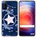 Funda Gel Tpu para Doogee N30 diseño Camuflaje 03 Dibujos