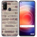 Funda Gel Tpu para Doogee N30 diseño Ladrillo 01 Dibujos