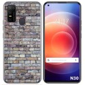 Funda Gel Tpu para Doogee N30 diseño Ladrillo 02 Dibujos