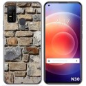 Funda Gel Tpu para Doogee N30 diseño Ladrillo 03 Dibujos
