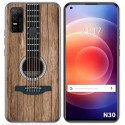 Funda Gel Tpu para Doogee N30 diseño Madera 11 Dibujos