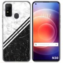 Funda Gel Tpu para Doogee N30 diseño Mármol 01 Dibujos