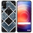 Funda Gel Tpu para Doogee N30 diseño Mármol 06 Dibujos