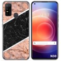 Funda Gel Tpu para Doogee N30 diseño Mármol 07 Dibujos
