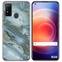 Funda Gel Tpu para Doogee N30 diseño Mármol 09 Dibujos