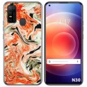 Funda Gel Tpu para Doogee N30 diseño Mármol 12 Dibujos