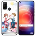 Funda Gel Tpu para Doogee N30 diseño Café Dibujos