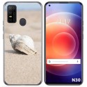 Funda Gel Tpu para Doogee N30 diseño Concha Dibujos