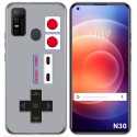 Funda Gel Tpu para Doogee N30 diseño Consola Dibujos