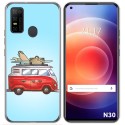 Funda Gel Tpu para Doogee N30 diseño Furgoneta Dibujos