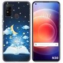 Funda Gel Tpu para Doogee N30 diseño Libro Cuentos Dibujos