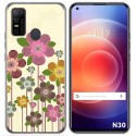Funda Gel Tpu para Doogee N30 diseño Primavera En Flor Dibujos
