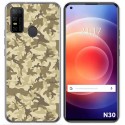 Funda Gel Tpu para Doogee N30 diseño Sand Camuflaje Dibujos