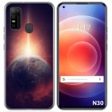 Funda Gel Tpu para Doogee N30 diseño Tierra Dibujos