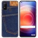 Funda Gel Tpu para Doogee N30 diseño Vaquero Dibujos