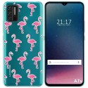Funda Gel Transparente para Umidigi A7S diseño Flamenco Dibujos