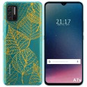 Funda Gel Transparente para Umidigi A7S diseño Hojas Dibujos