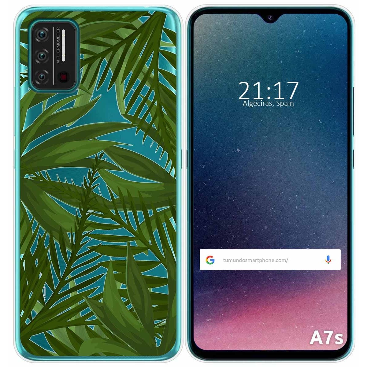 Funda Gel Transparente para Umidigi A7S diseño Jungla Dibujos