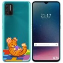 Funda Gel Transparente para Umidigi A7S diseño Leopardo Dibujos