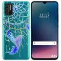 Funda Gel Transparente para Umidigi A7S diseño Plumas Dibujos