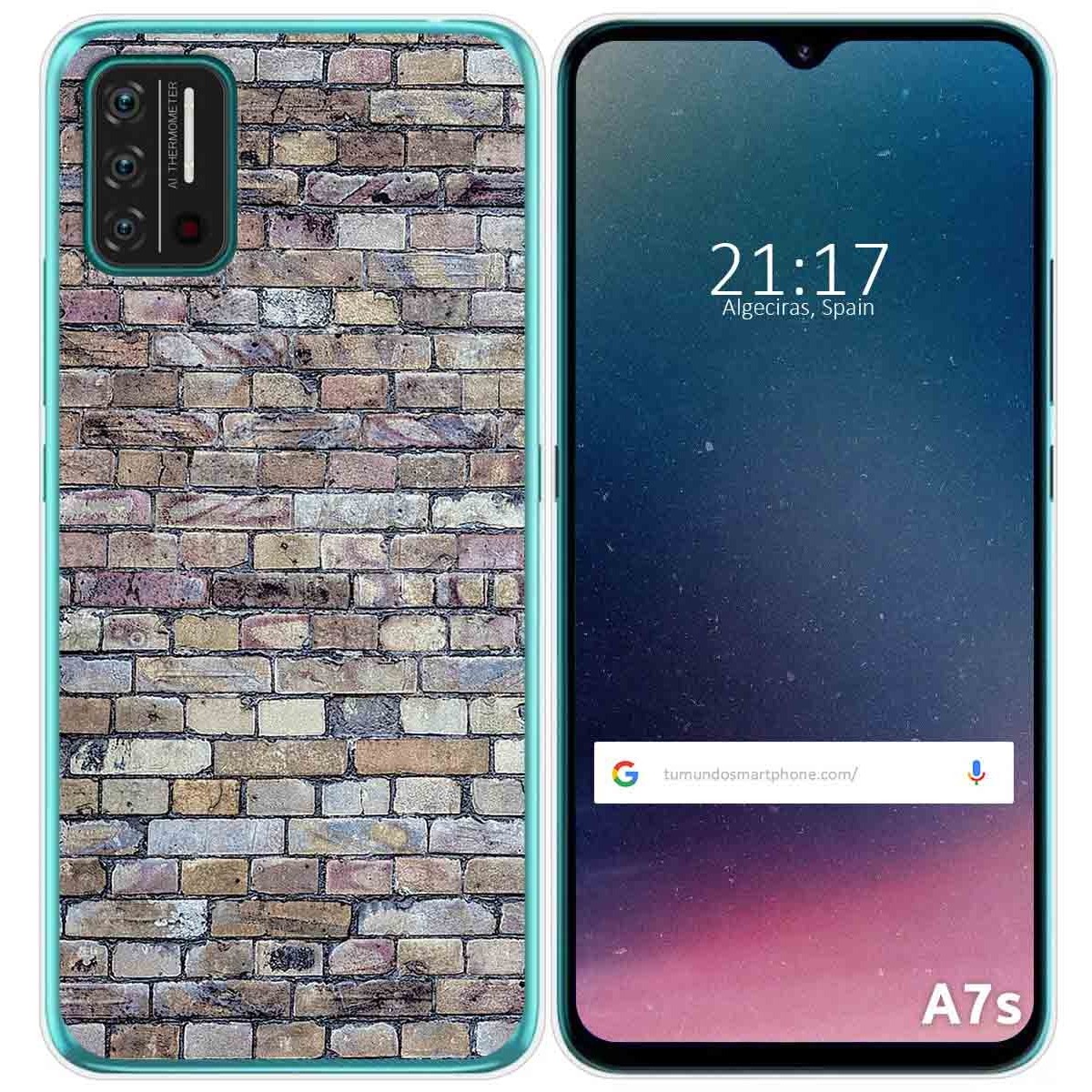 Funda Gel Tpu para Umidigi A7S diseño Ladrillo 02 Dibujos