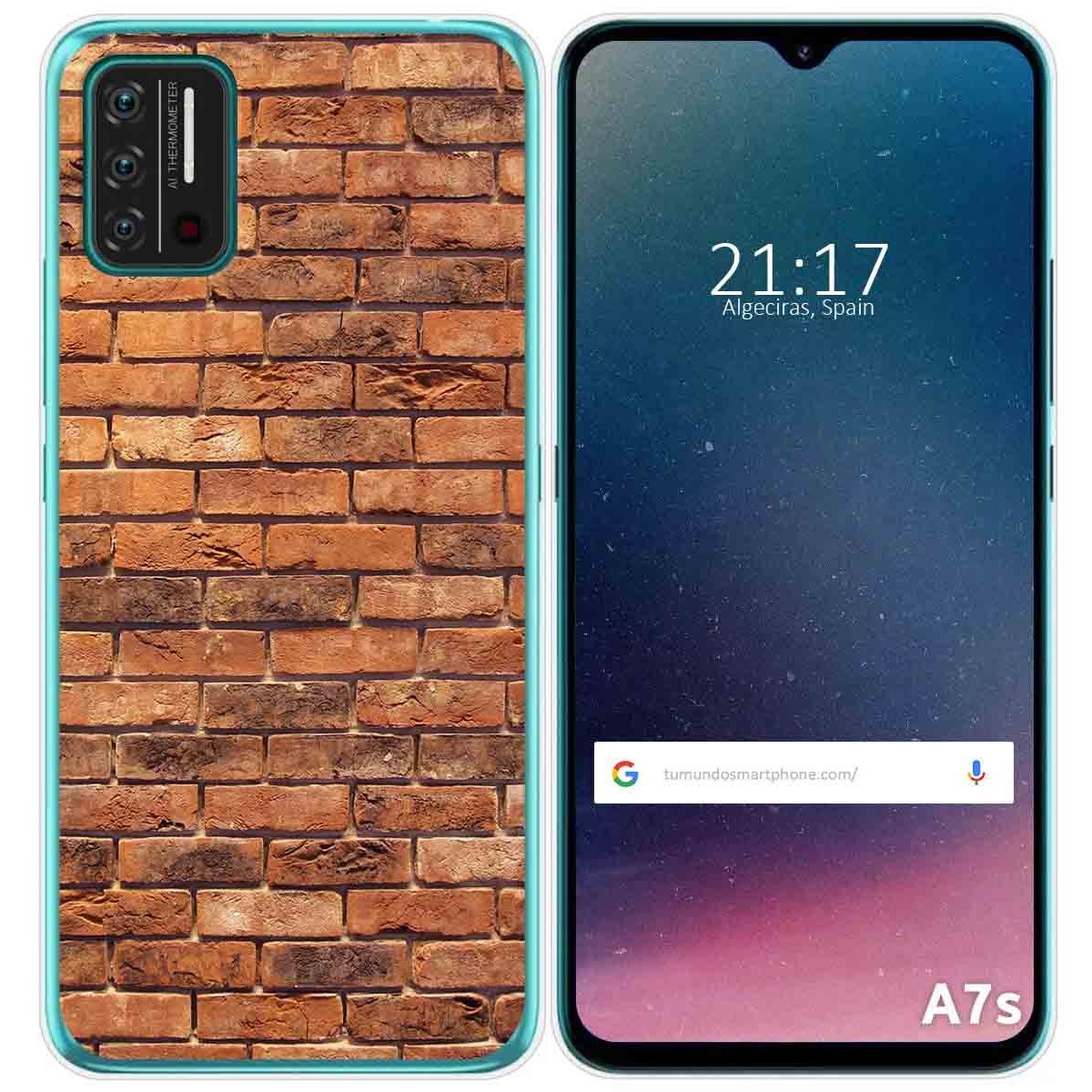Funda Gel Tpu para Umidigi A7S diseño Ladrillo 04 Dibujos