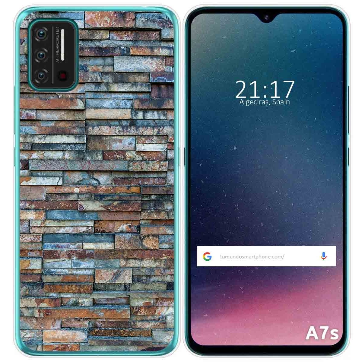 Funda Gel Tpu para Umidigi A7S diseño Ladrillo 05 Dibujos