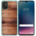 Funda Gel Tpu para Umidigi A7S diseño Madera 02 Dibujos
