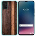 Funda Gel Tpu para Umidigi A7S diseño Madera 05 Dibujos