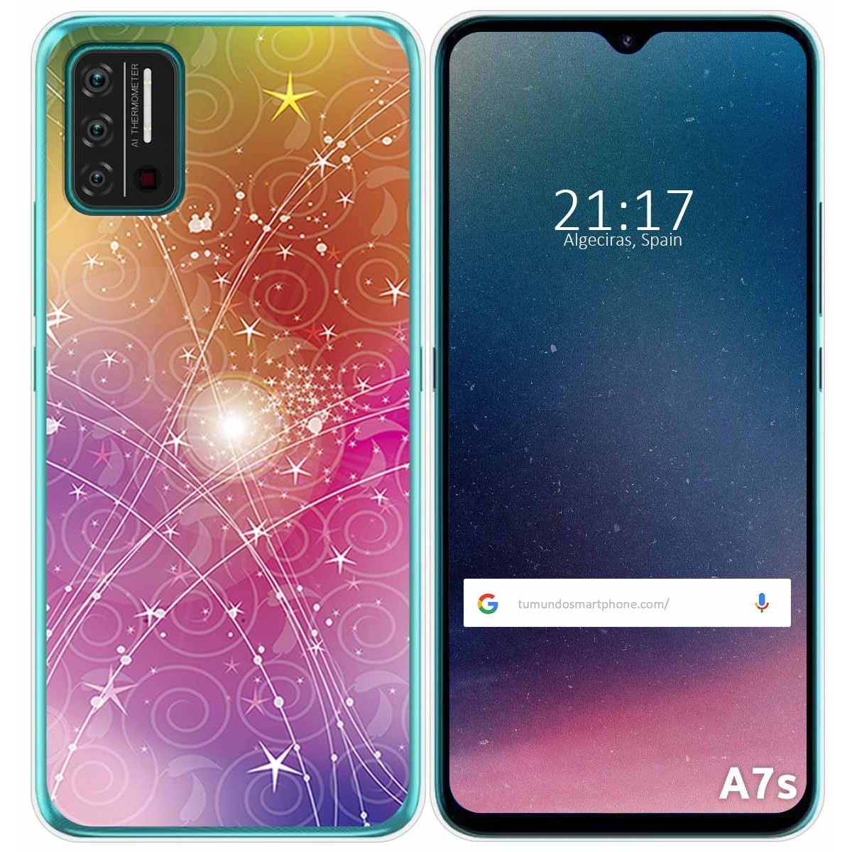 Funda Gel Tpu para Umidigi A7S diseño Abstracto Dibujos